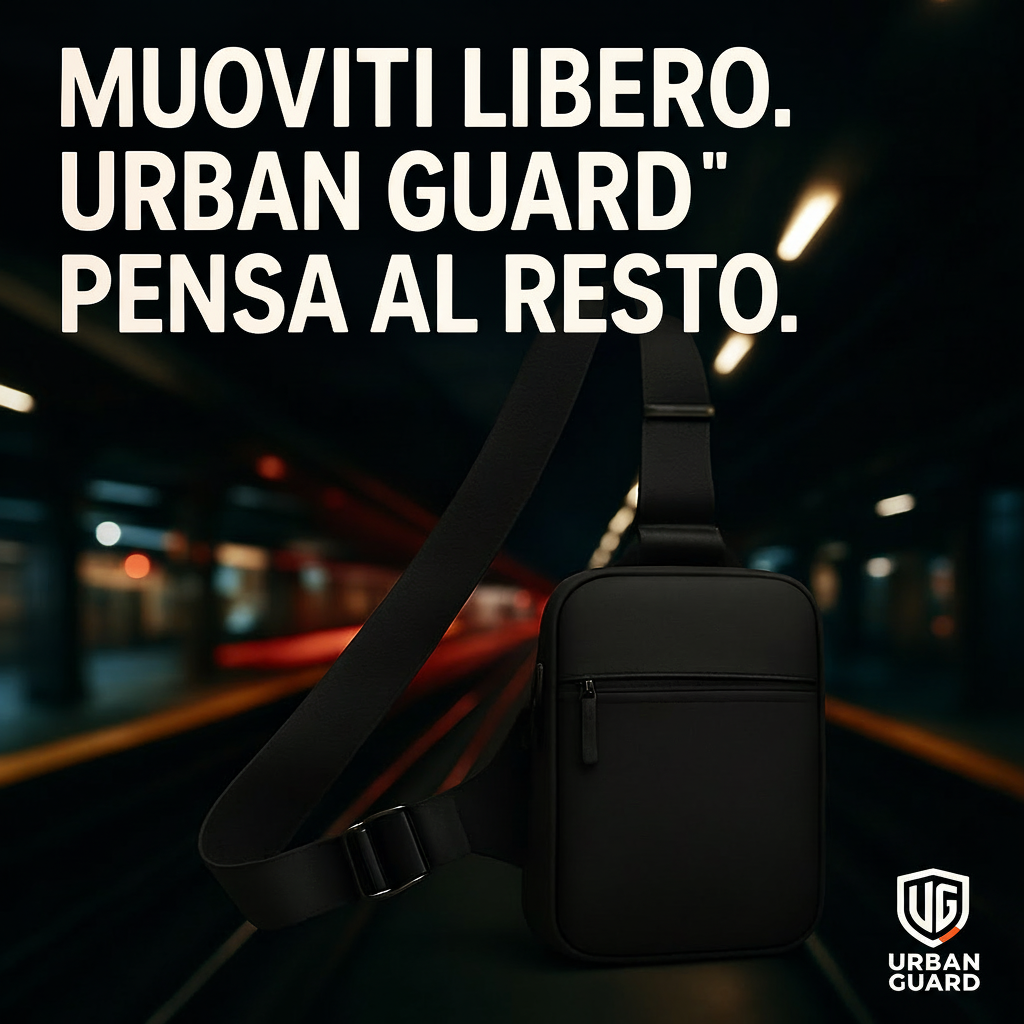 🛡️ URBAN GUARD™ – La Borsa Antifurto Intelligente per la Vita Urbana
