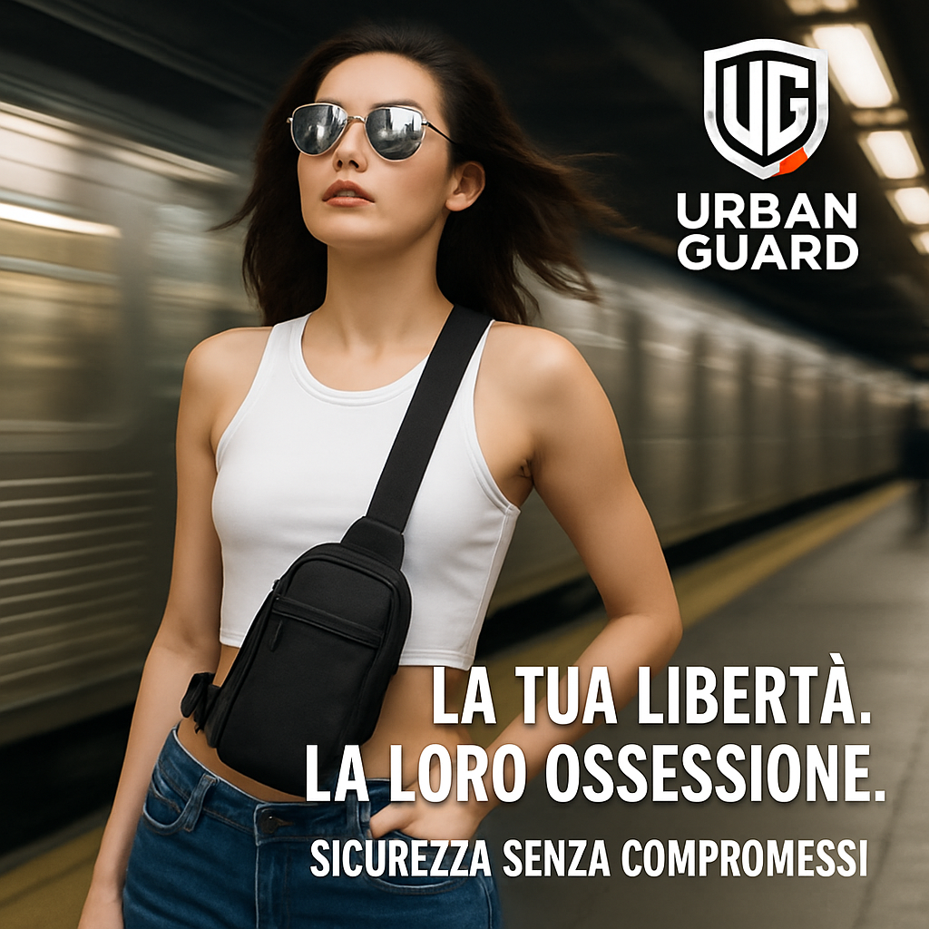 🛡️ URBAN GUARD™ – La Borsa Antifurto Intelligente per la Vita Urbana